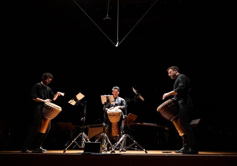 El FIS traslada el ritmo de Percussions de Strasbourg al Auditorio del Centro Botín